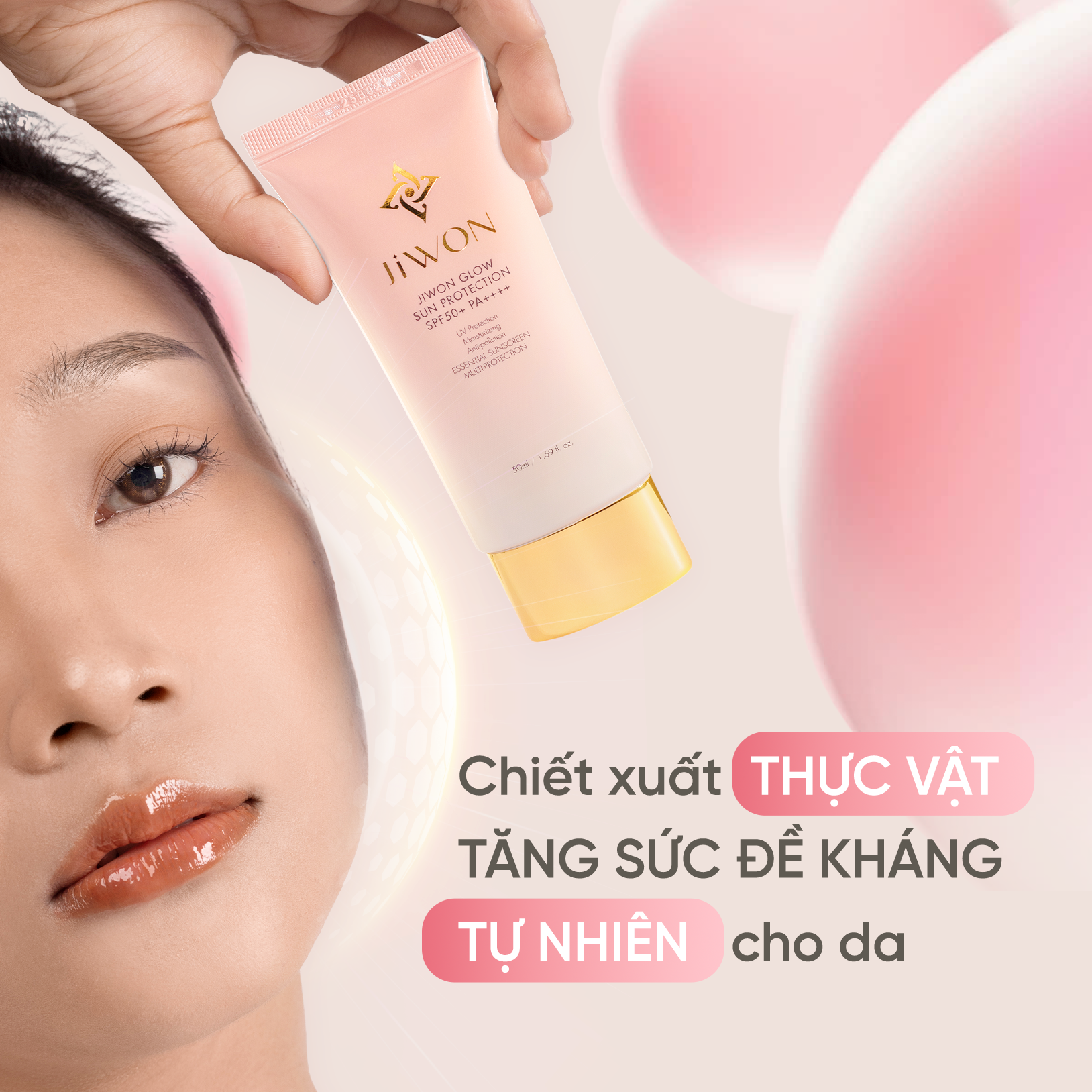  Kem chống nắng JIWON Glow Sun Protection